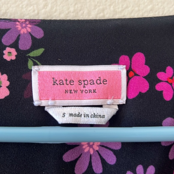 Kate spade long sleeve floral blouse - Picture 2 of 5